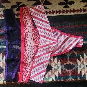 Pink/Victoria secret holiday panties